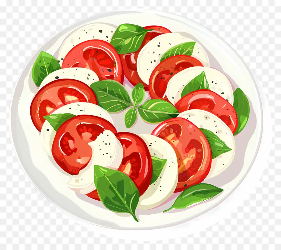 Salada Caprese，Tomate PNG