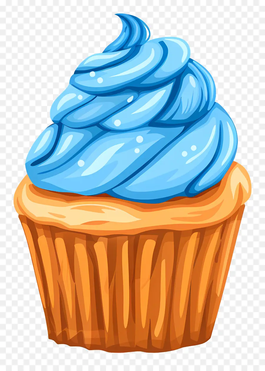 Cupcake，Cupcake De Blueberry PNG