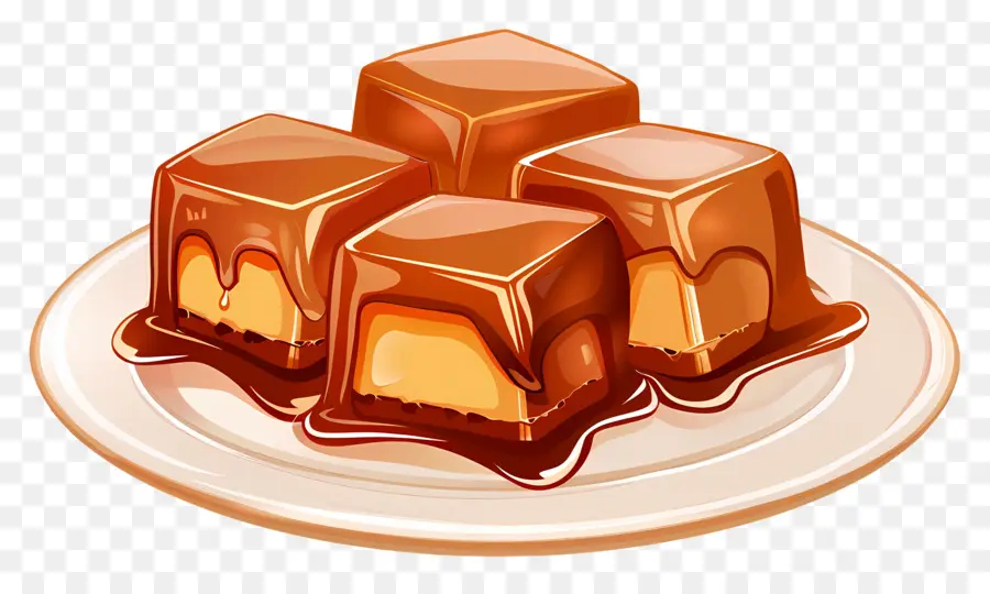 Caramelo Caramelo，Molho De Chocolate PNG