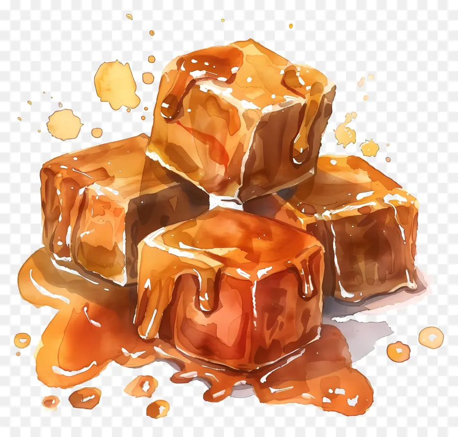 Caramelo Caramelo，Bolo De Chocolate PNG