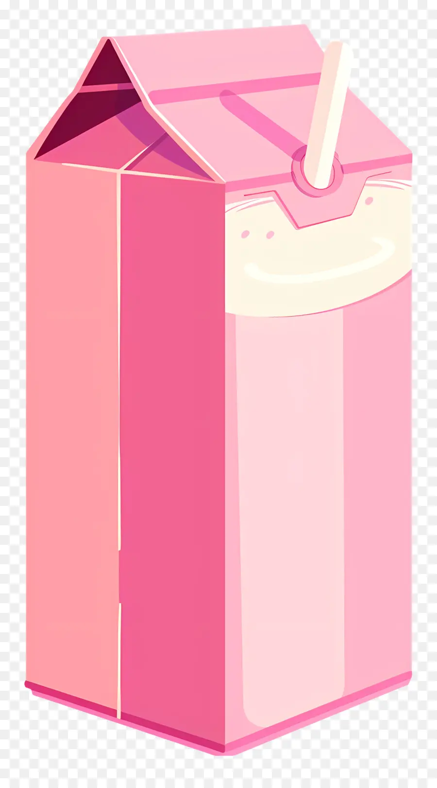 Milk Carton，Caixa De Caixa Rosa PNG