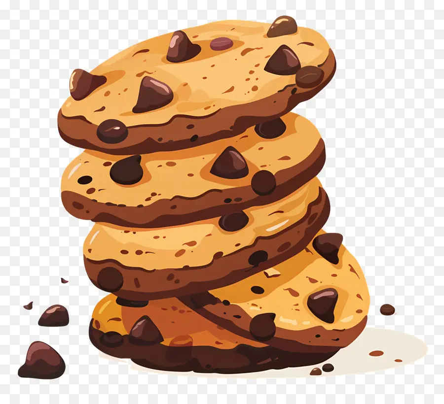 Cookies，Chocolate Chip Cookies PNG