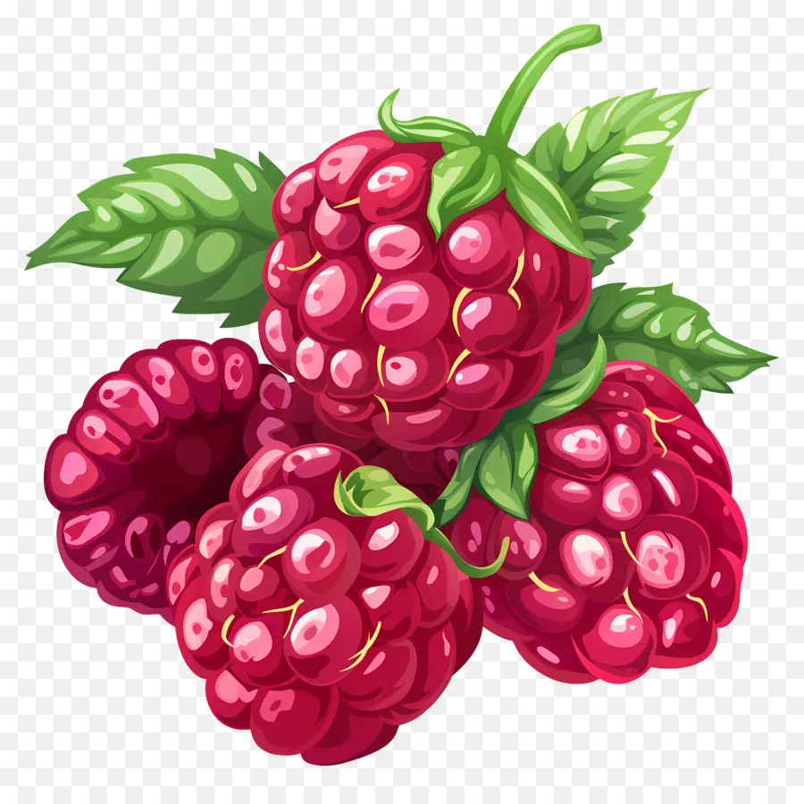 Framboesas，Frutas PNG