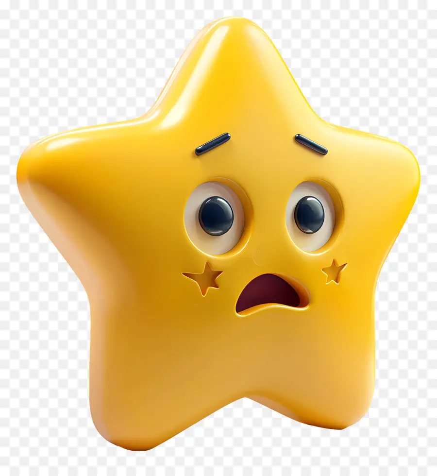 Rosto De Estrela，Emoji PNG