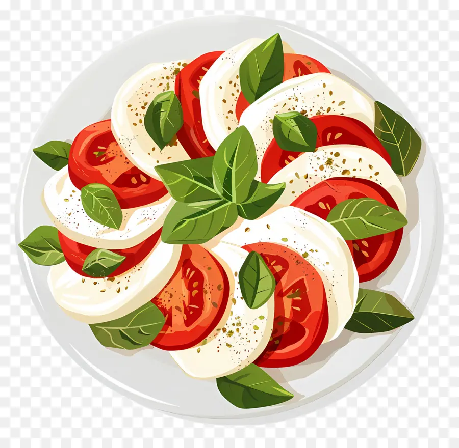 Salada Caprese，Mussarela PNG