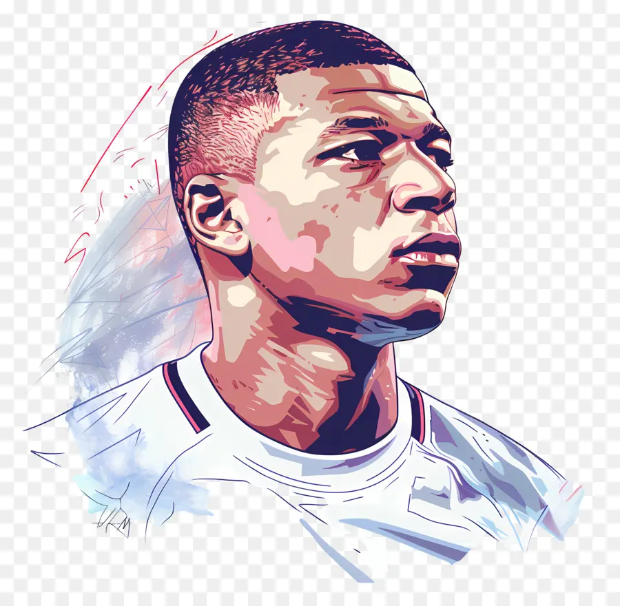 Kylian Mbappé，Digital Art PNG