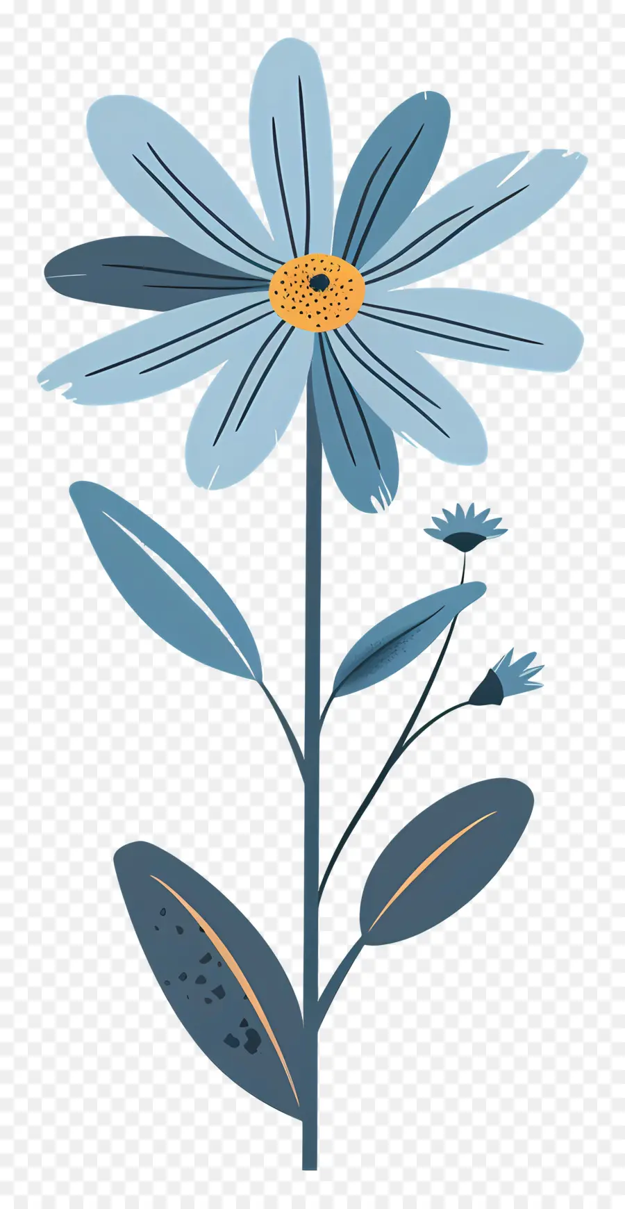 Margarida Azul，Flor Azul PNG