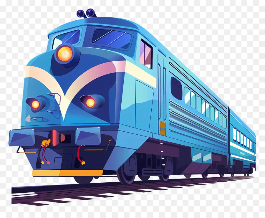 De Trem，Trem Azul PNG