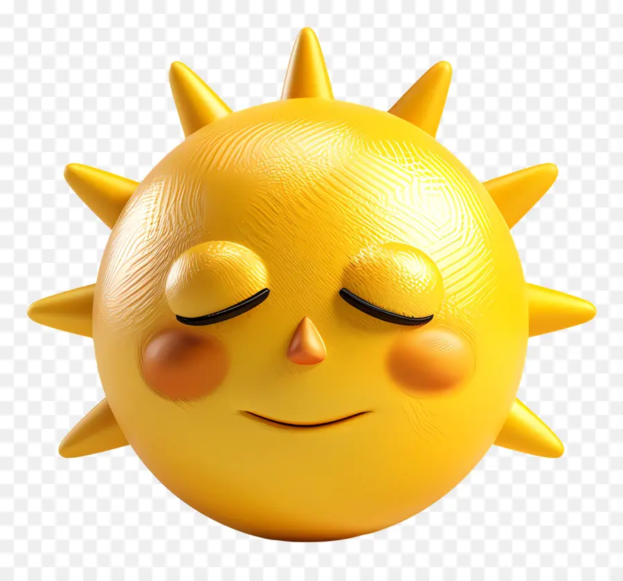 Face Do Sol，Emoji PNG