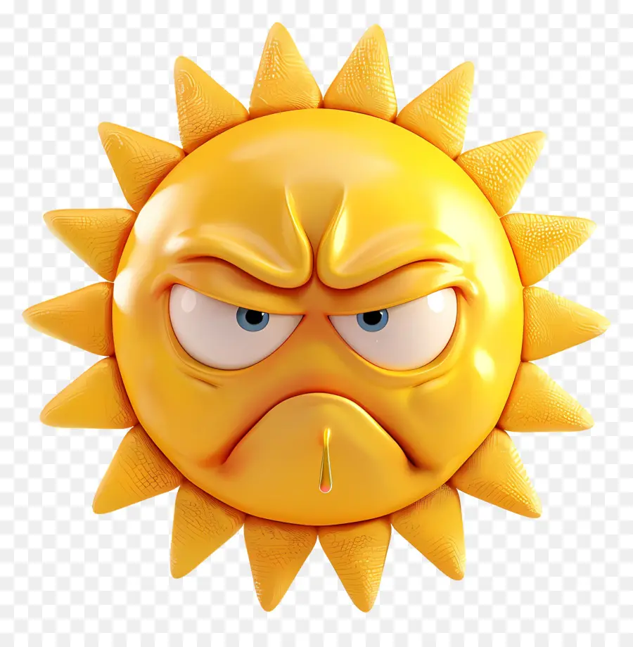 Face Do Sol，Emoji PNG