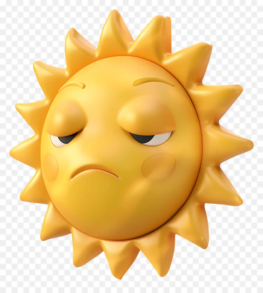 Face Do Sol，Emoji PNG