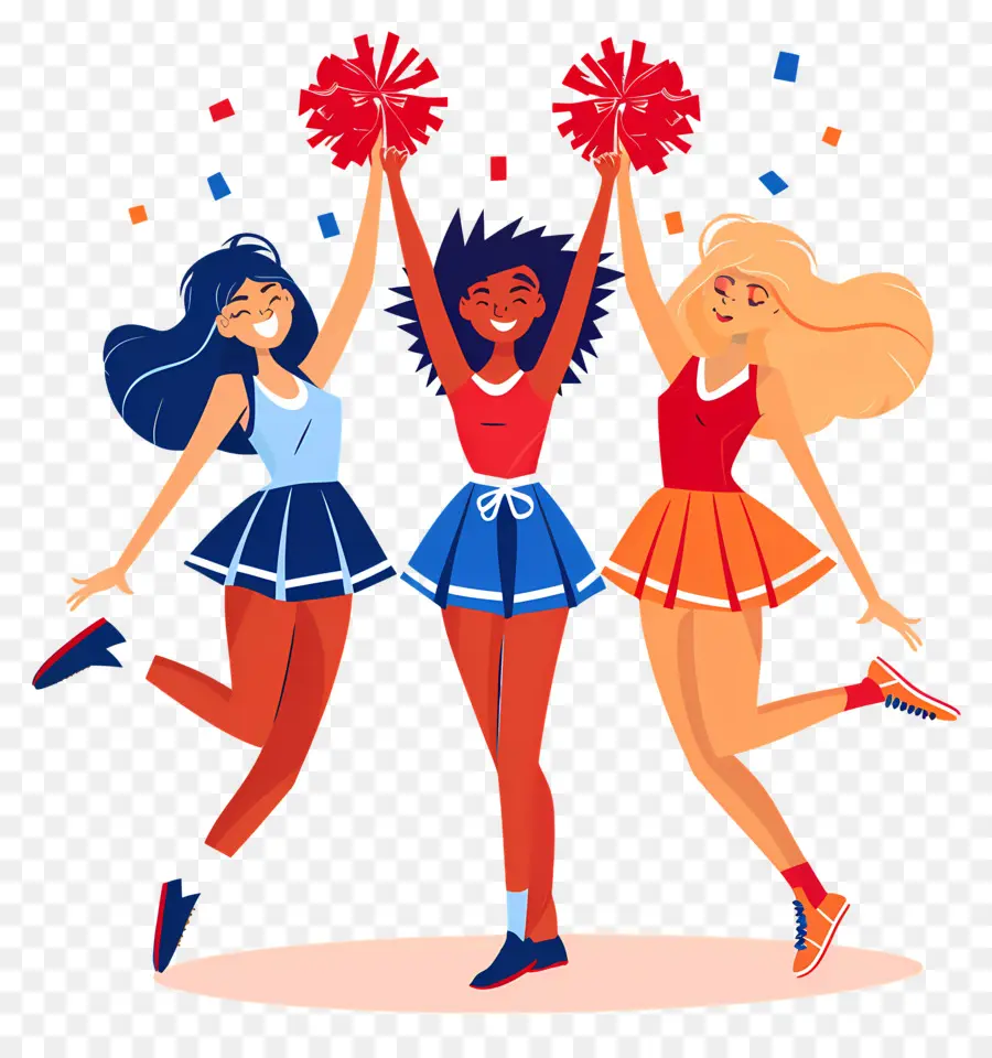 Cheerleaders，Pom Poms PNG