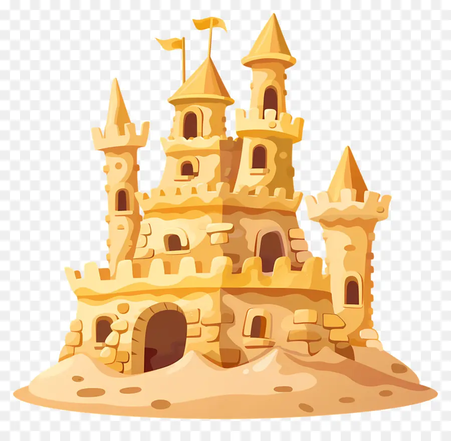 Sandcastle，Castelo De Areia PNG