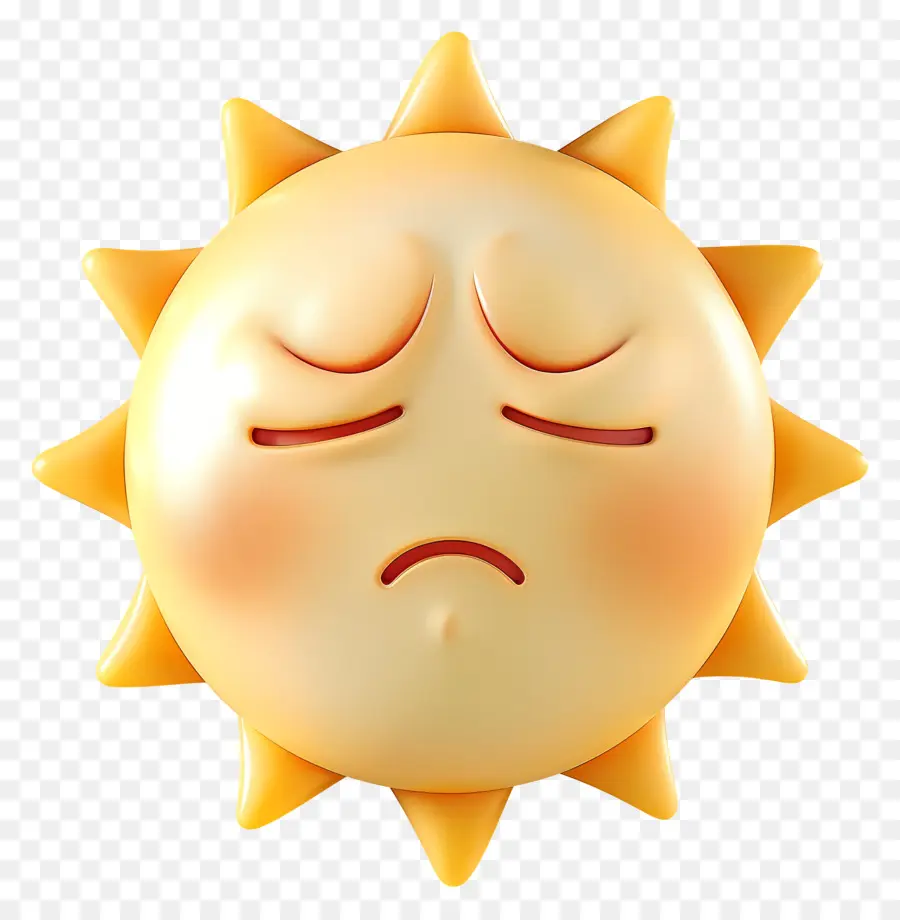 Face Do Sol，Emoji PNG