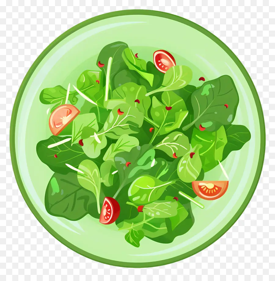 Salada Verde，Salada De Espinafre PNG