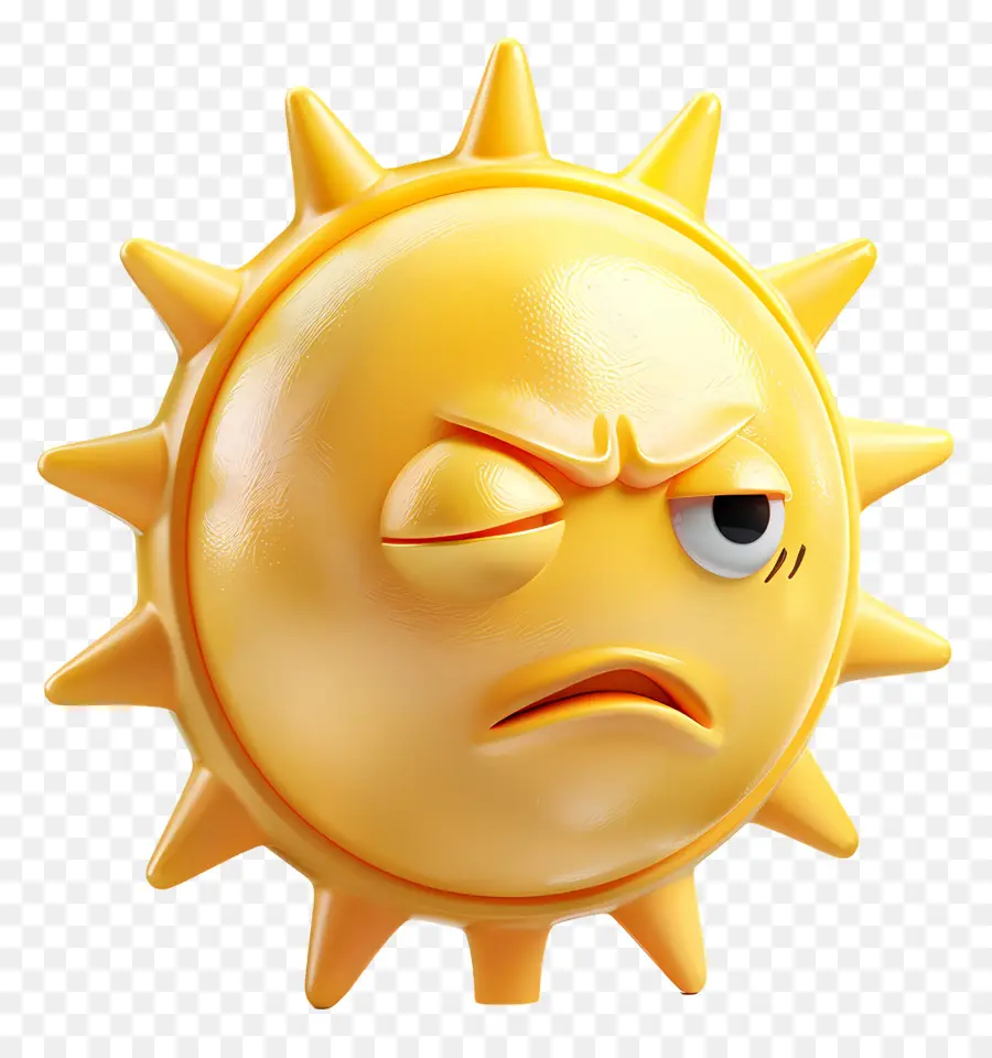 Face Do Sol，Emoji PNG