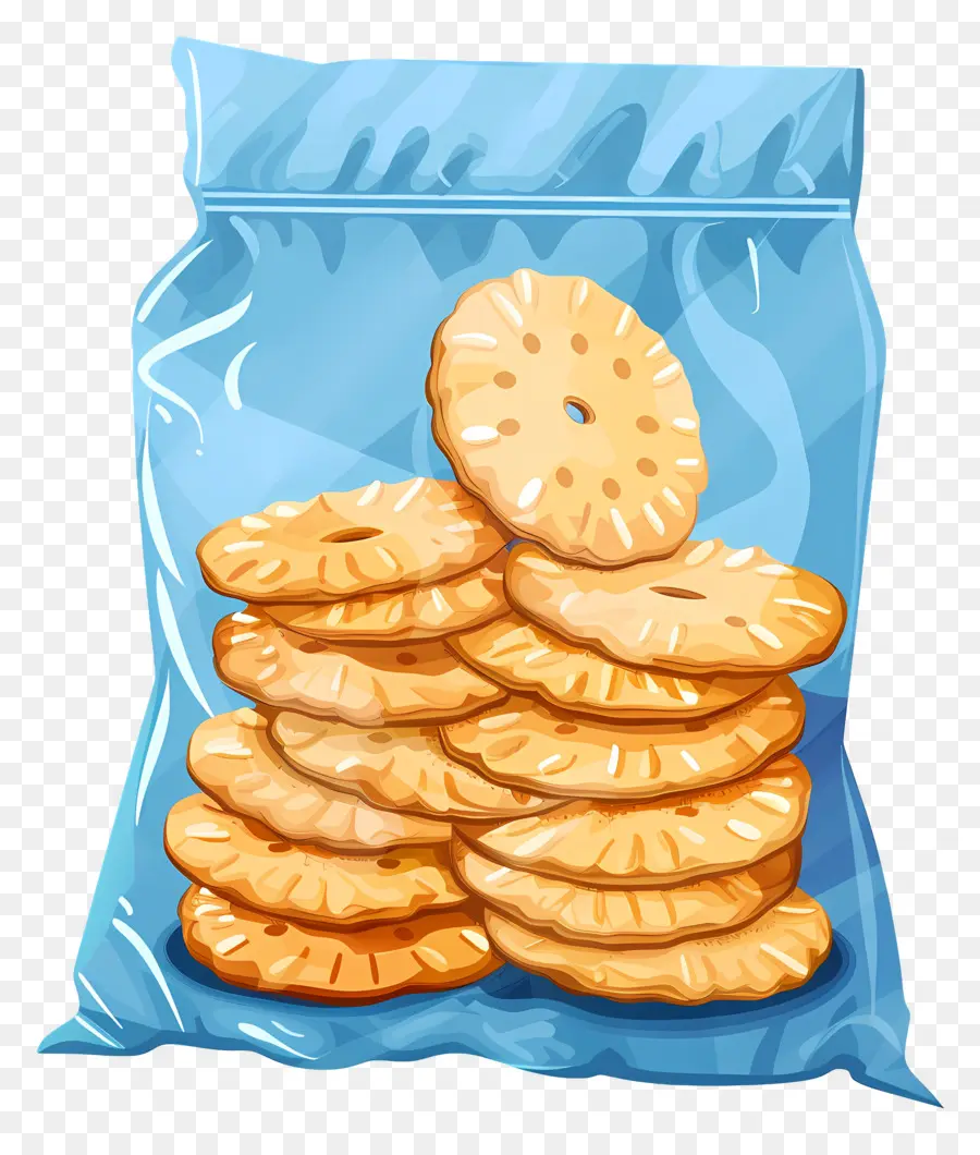 Cookies，Saco Plástico Azul PNG