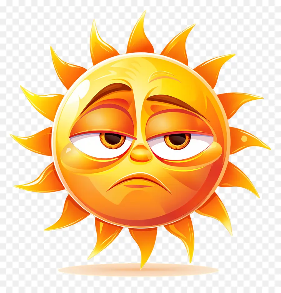 Face Do Sol，Emoji PNG