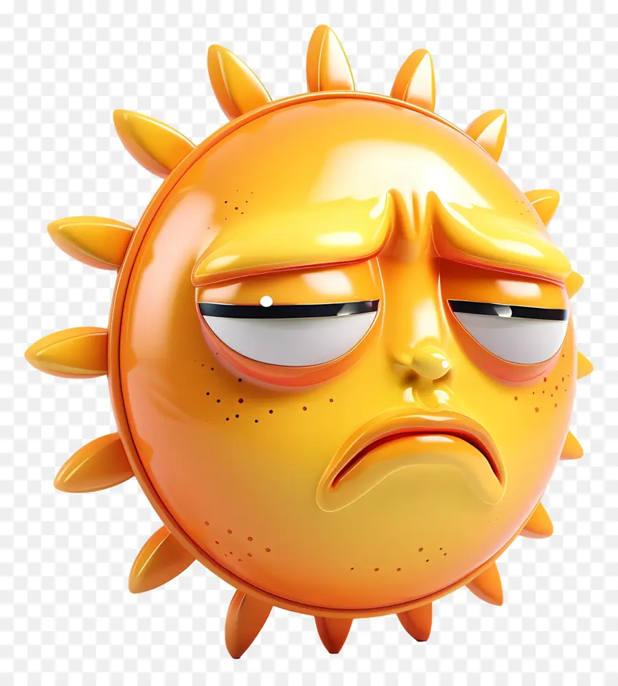 Face Do Sol，Emoji PNG