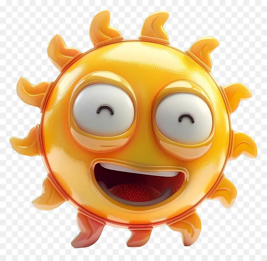 Face Do Sol，Emoji PNG