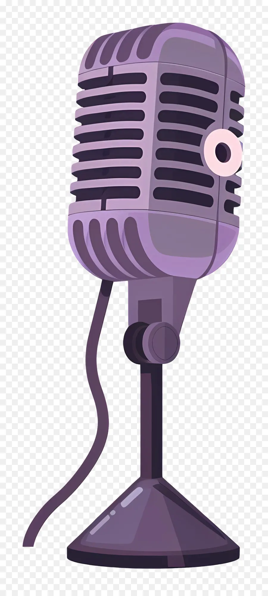 Microfone，Microfone Roxo PNG