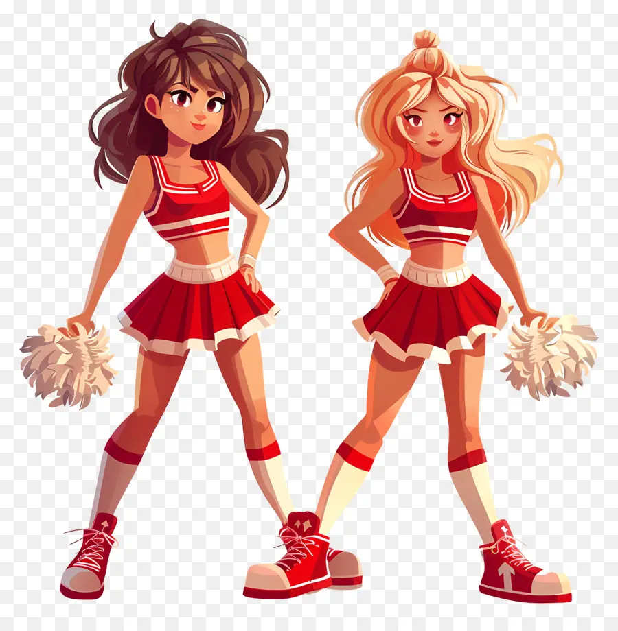 Cheerleaders，Pom Poms PNG
