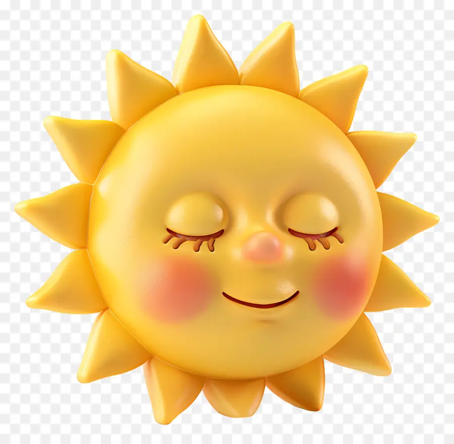 Face Do Sol，Emoji PNG