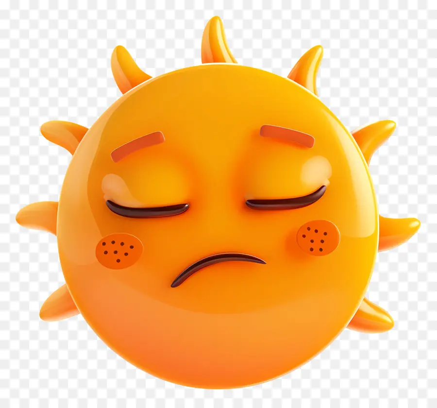 Face Do Sol，Emoji PNG