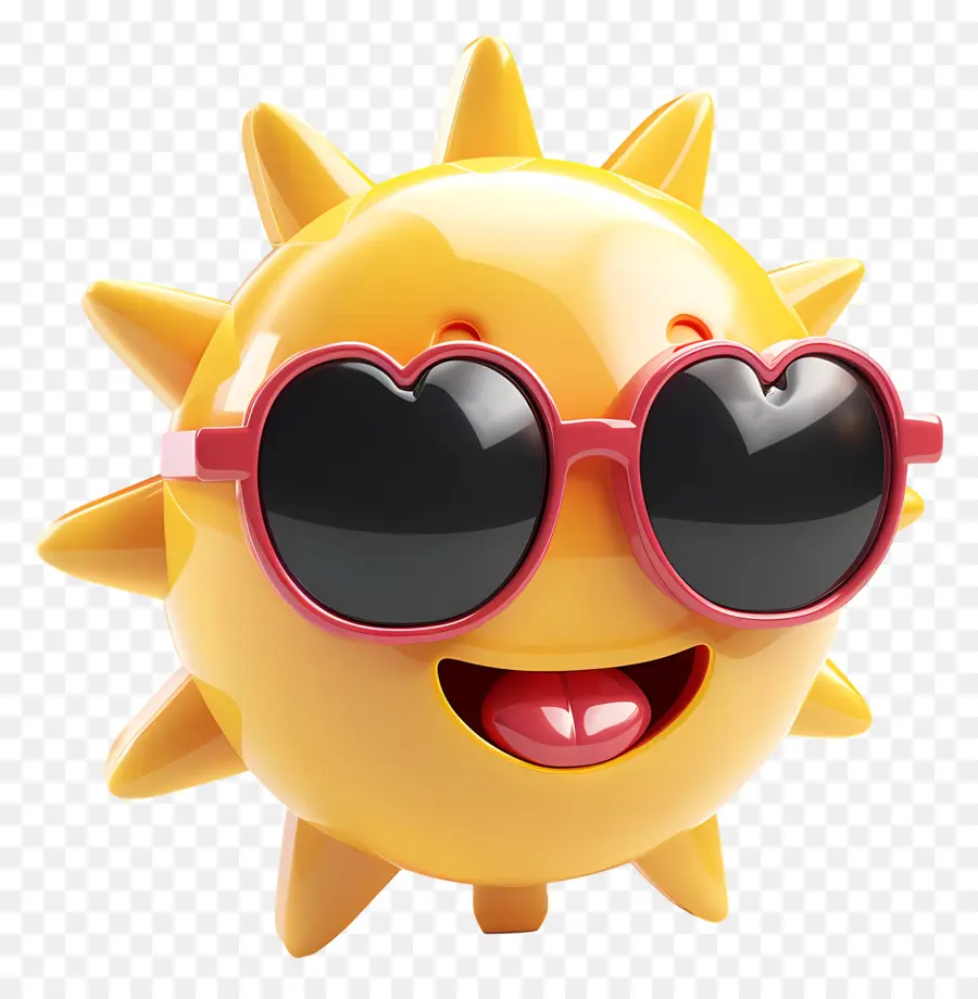 Face Do Sol，Emoji PNG