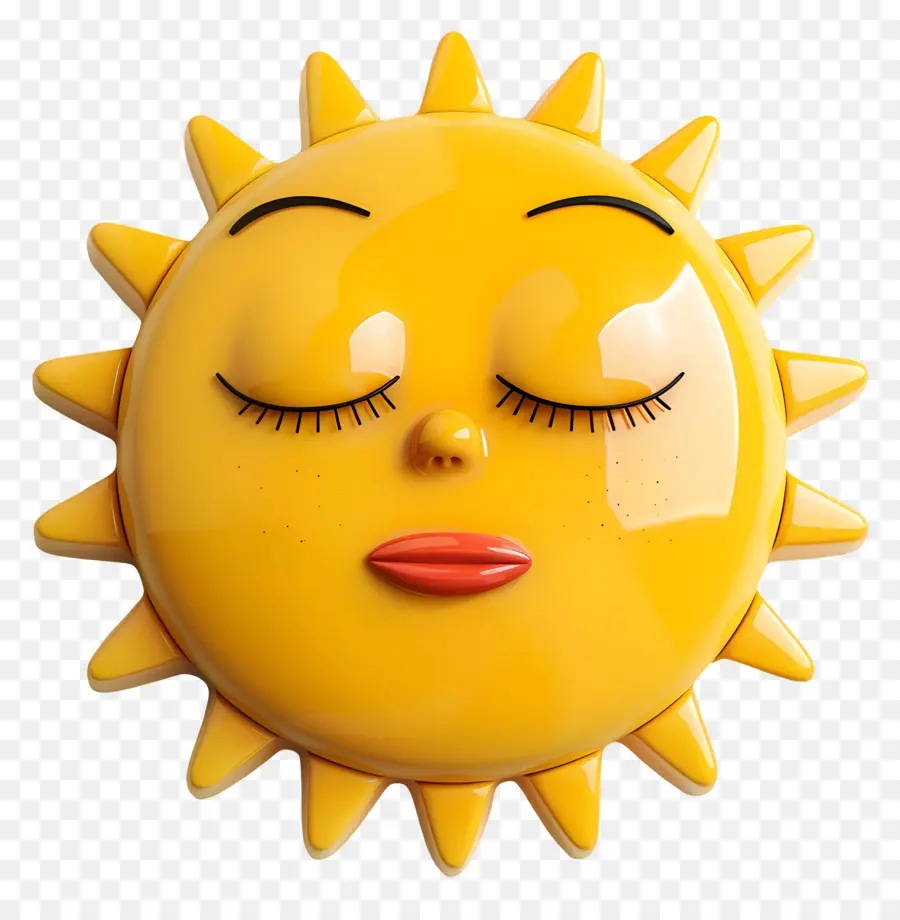 Face Do Sol，Emoji PNG