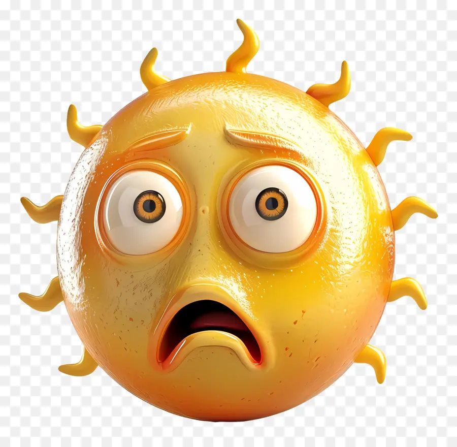 Face Do Sol，Emoji PNG