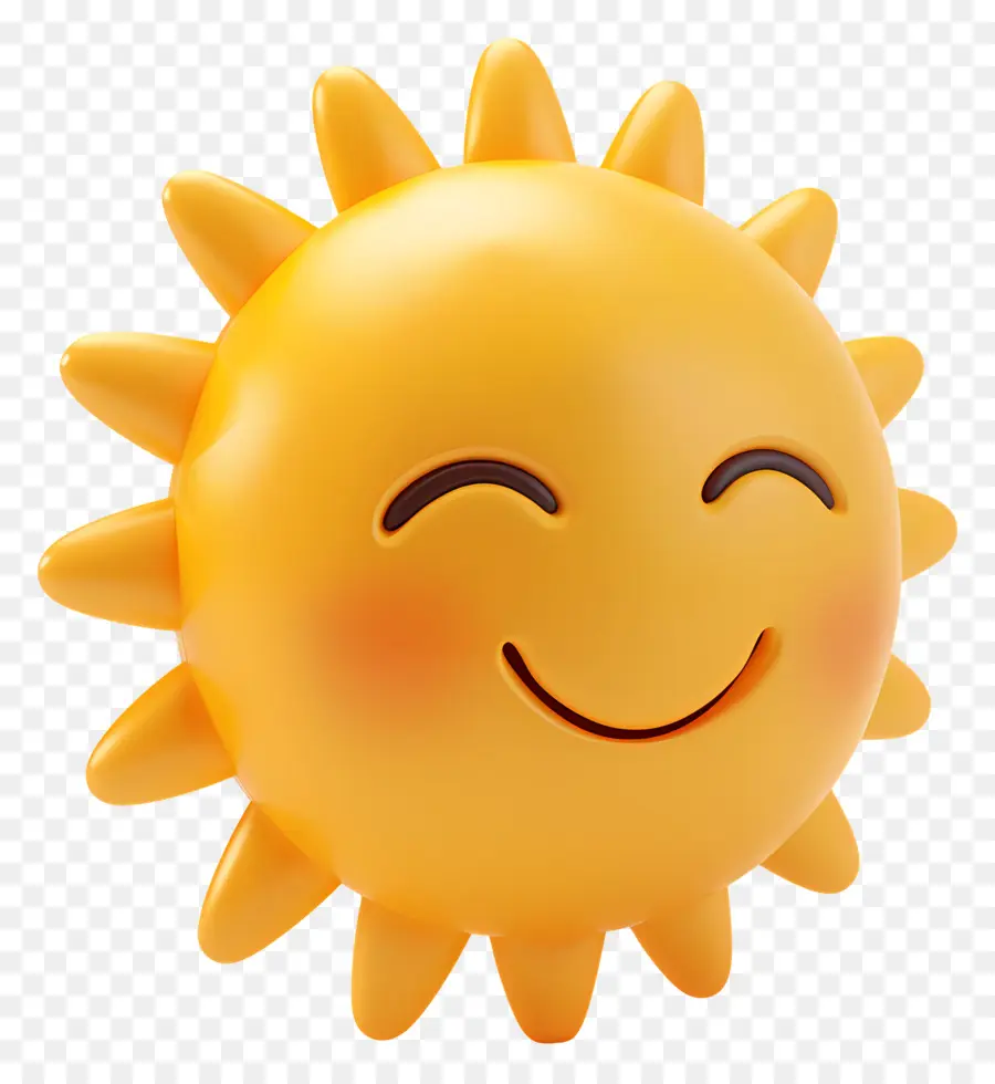 Face Do Sol，Emoji PNG