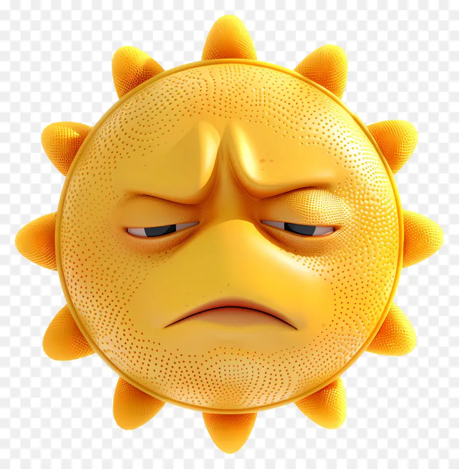 Face Do Sol，Emoji PNG