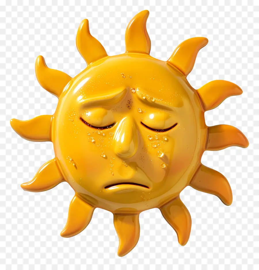 Face Do Sol，Emoji PNG