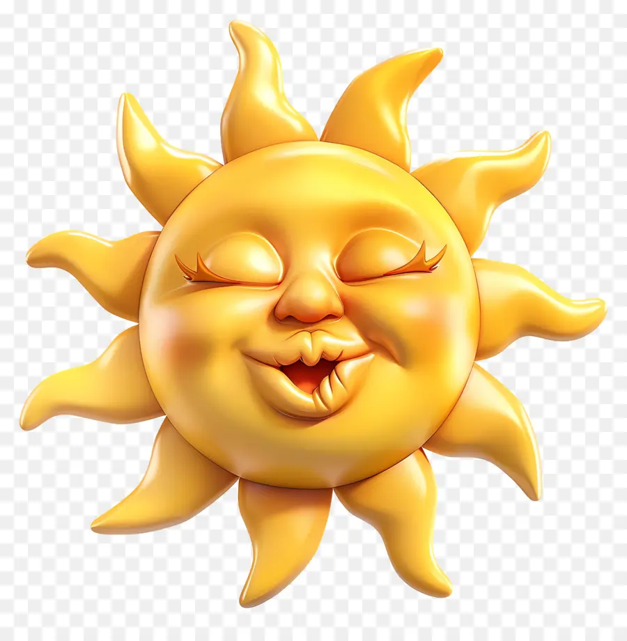 Face Do Sol，Emoji PNG