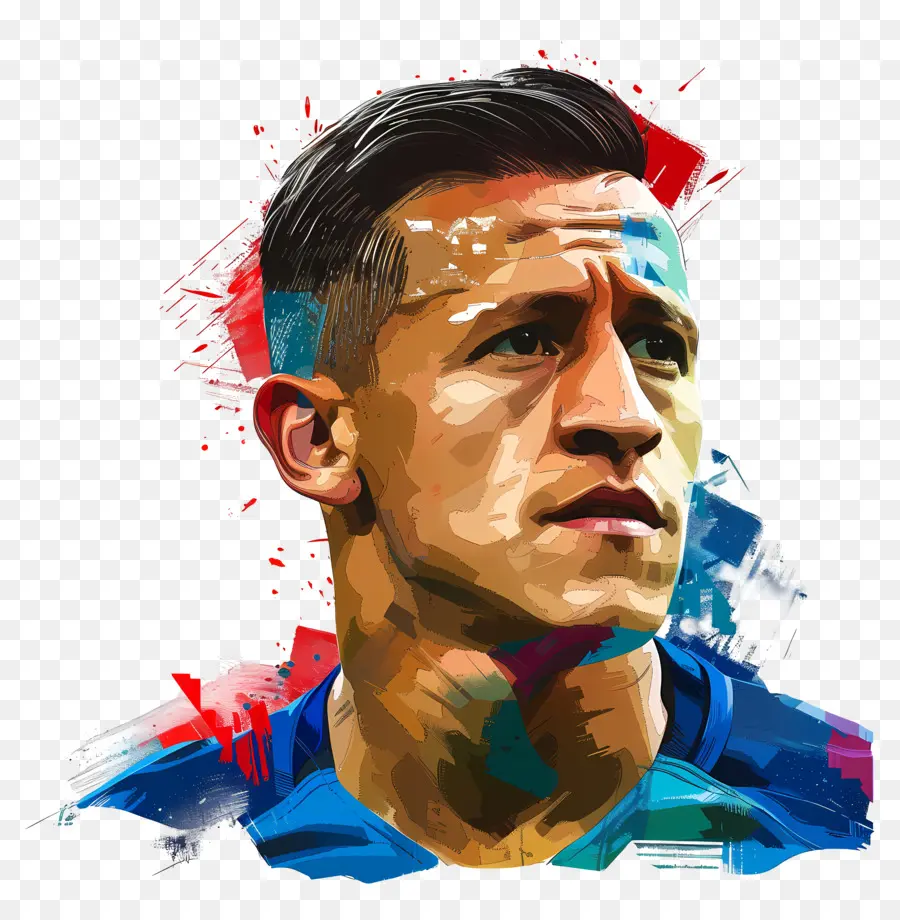 Alexis Sánchez，Digital Art PNG