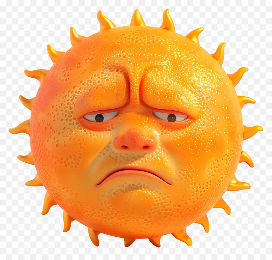 Face Do Sol，Emoji PNG