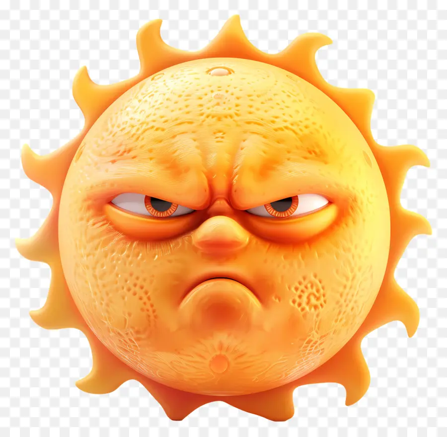 Face Do Sol，Emoji PNG