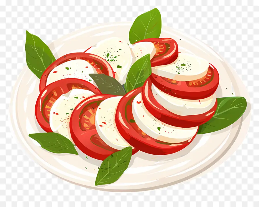 Salada Caprese，Tomate Cereja PNG