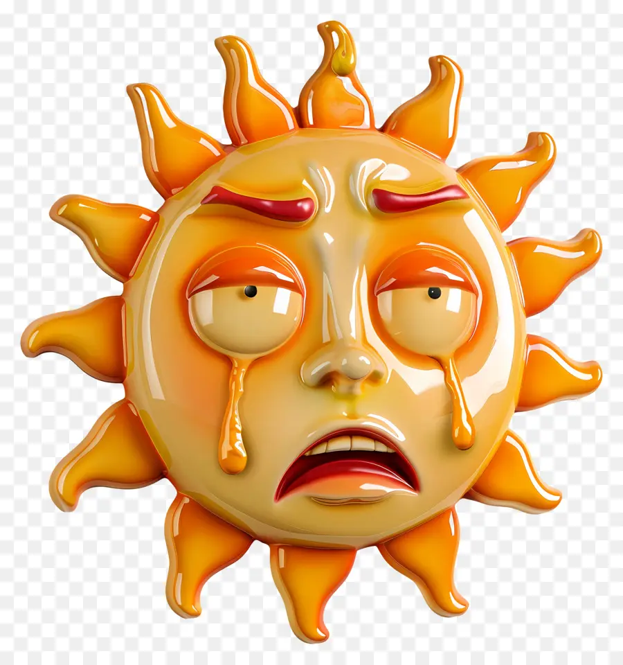 Face Do Sol，Emoji PNG