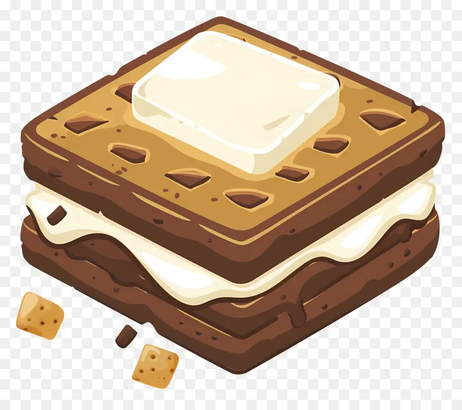 Smore，Chocolate Sanduíche PNG