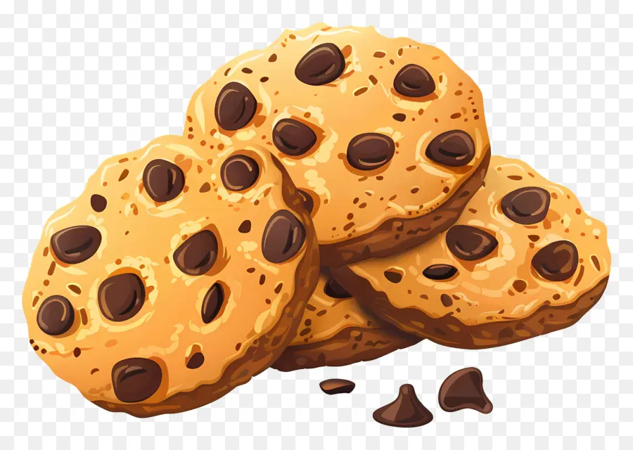 Cookies，Chocolate Chip Cookies PNG