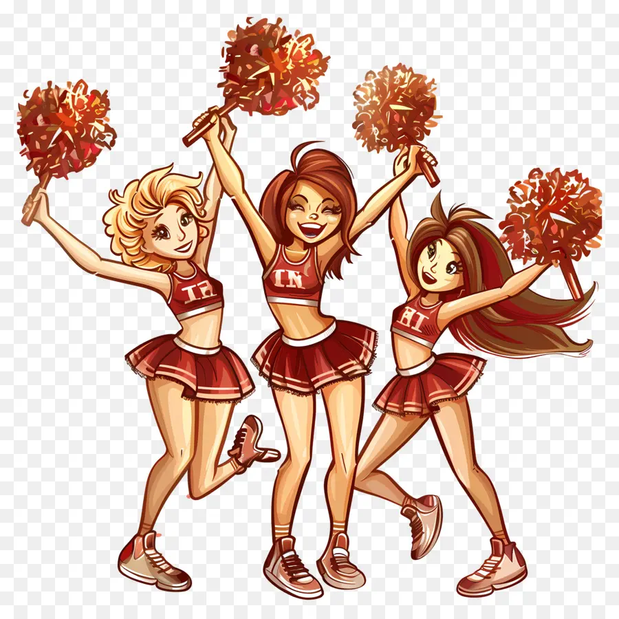 Cheerleaders，Pompons PNG