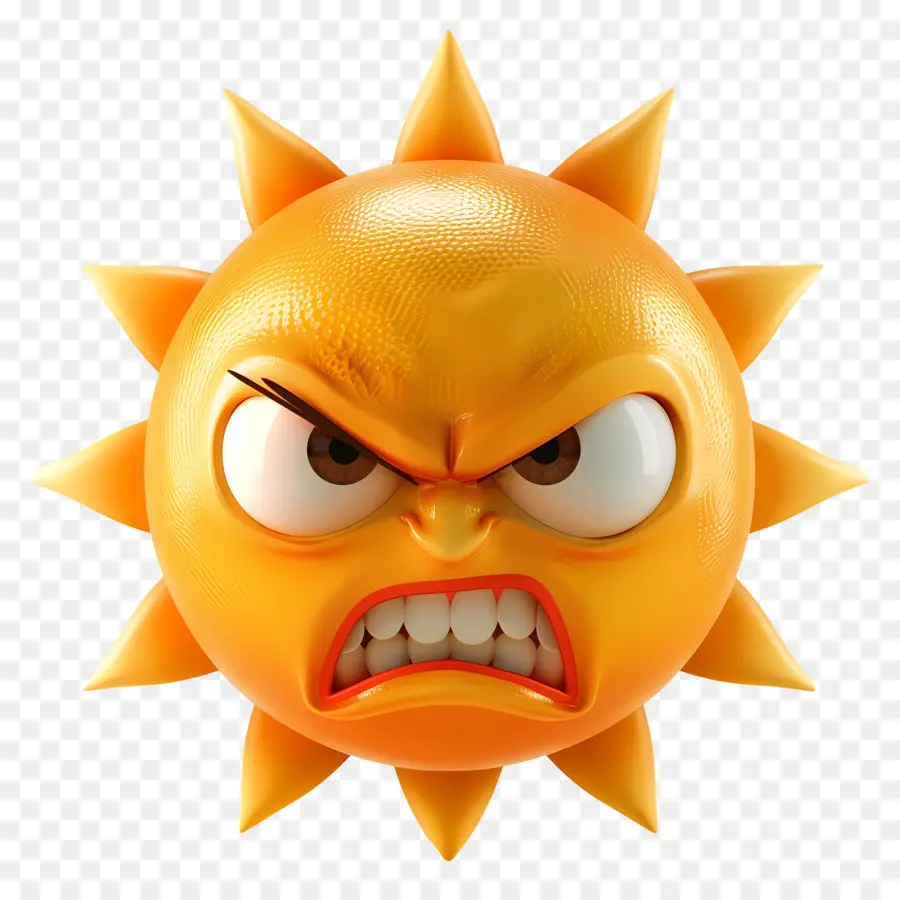 Face Do Sol，Emoji PNG