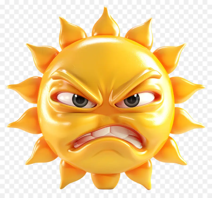 Face Do Sol，Emoji PNG