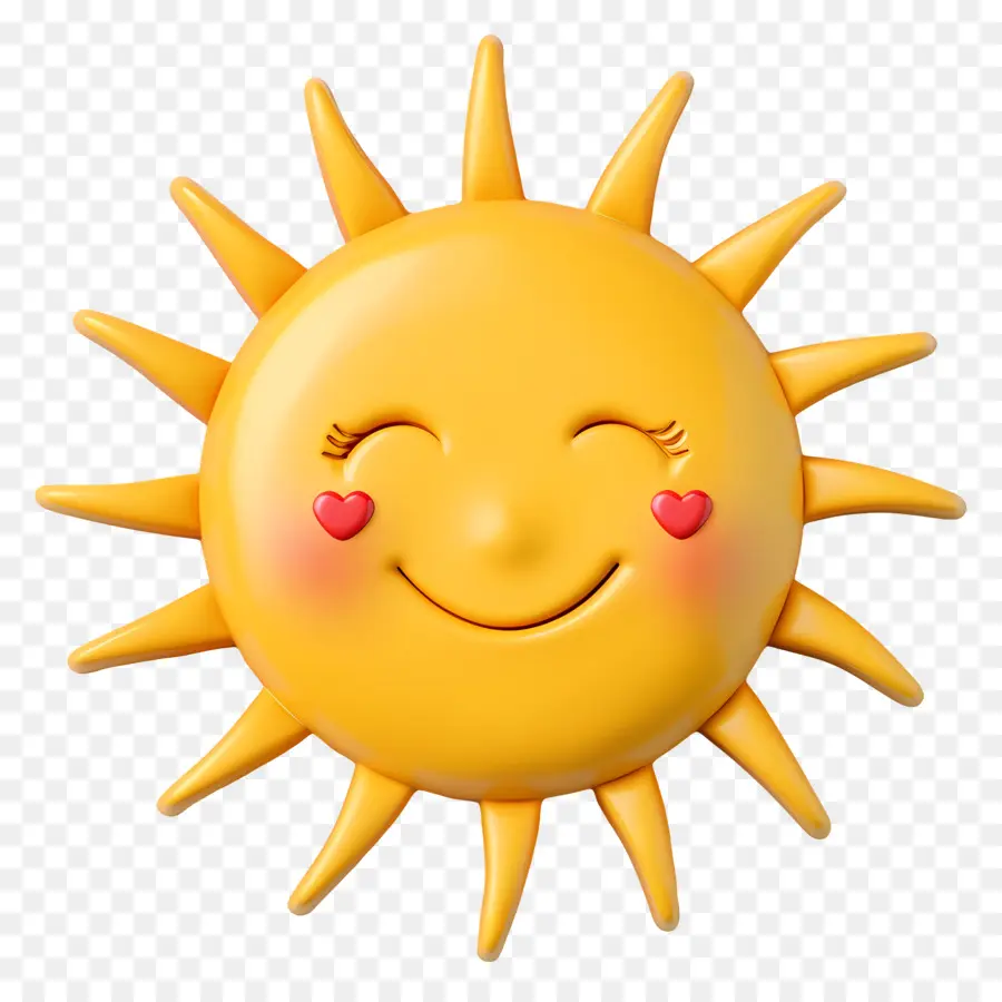 Face Do Sol，Emoji PNG