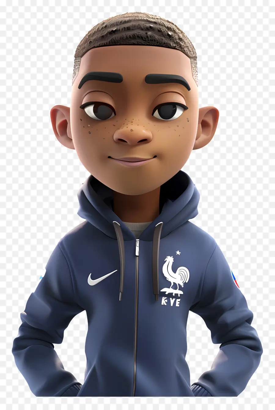 Kylian Mbappé，Design De Personagem PNG