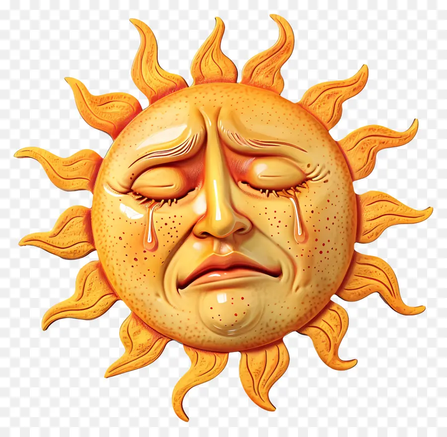 Face Do Sol，Emoji PNG