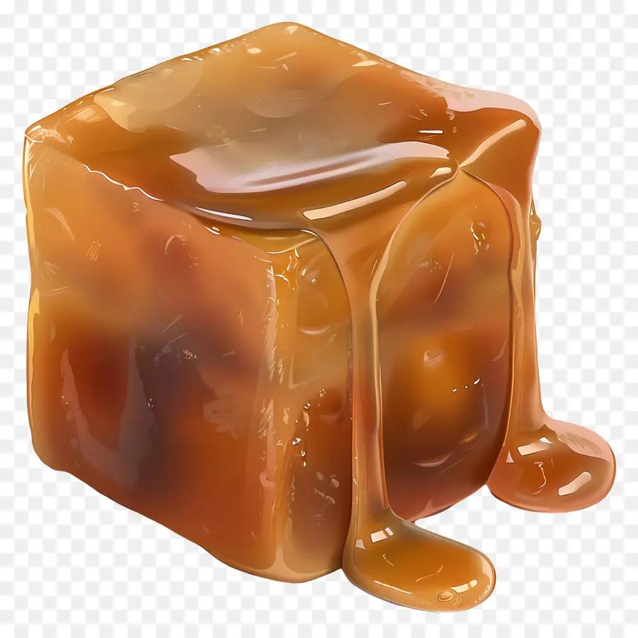 Cubo De Caramelo，Cubo De Caramelo Fundido PNG