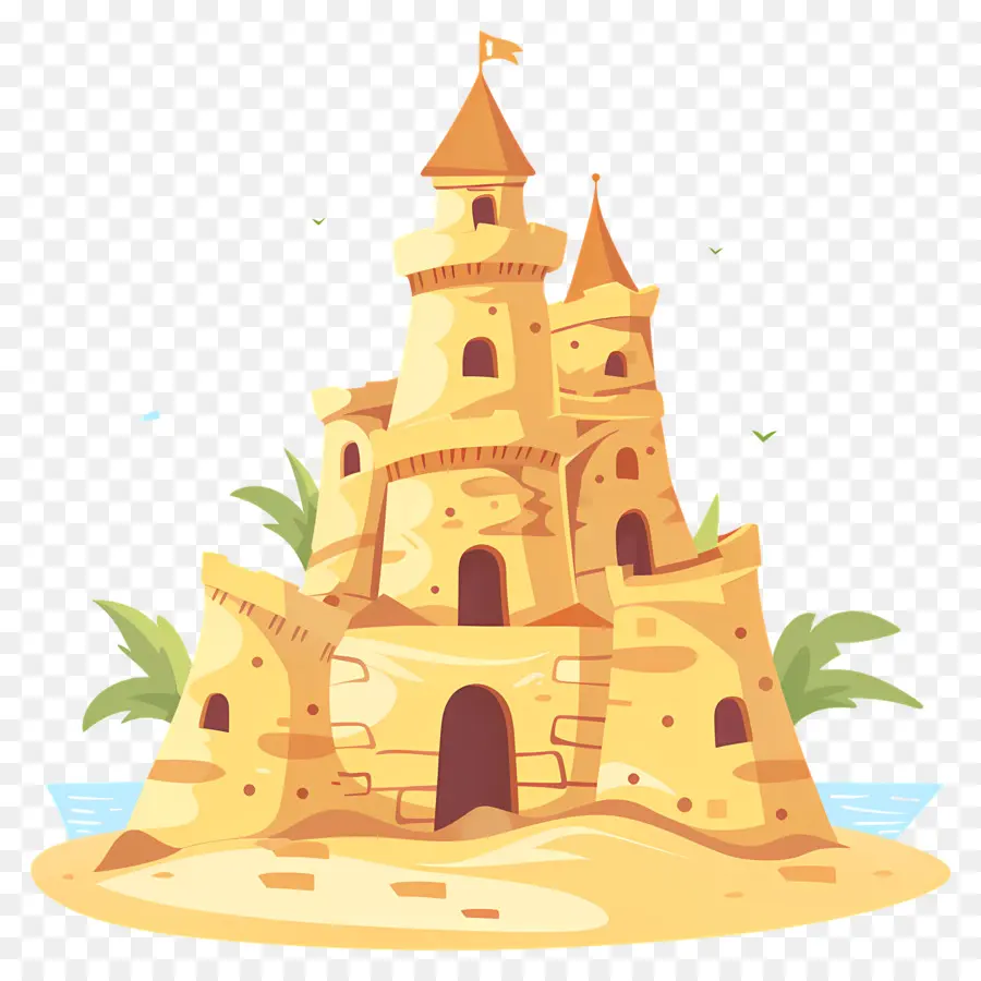 Sandcastle，Castelo De Areia PNG